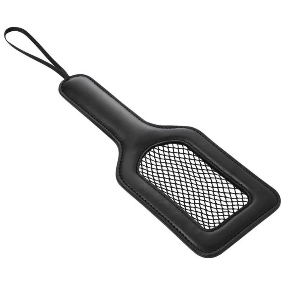 Paddel mit Fischnetz
