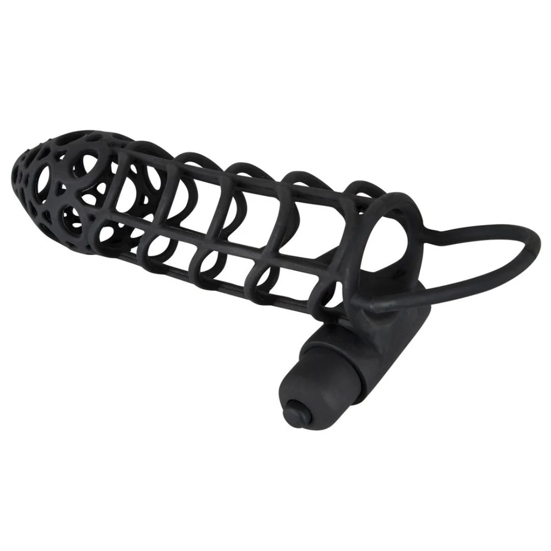 Penishülle mit Hodenring und Vibro-Bullet