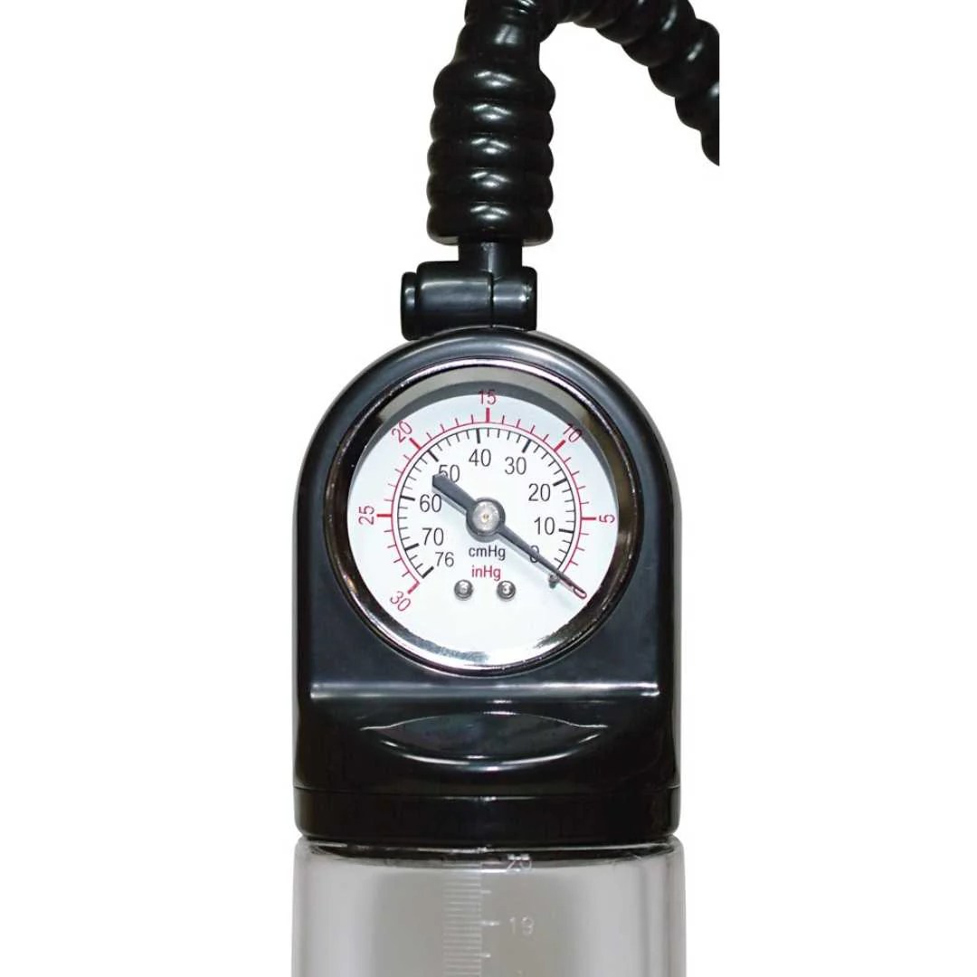 Penispumpe „Penis Pump Deluxe“ mit Druckanzeiger