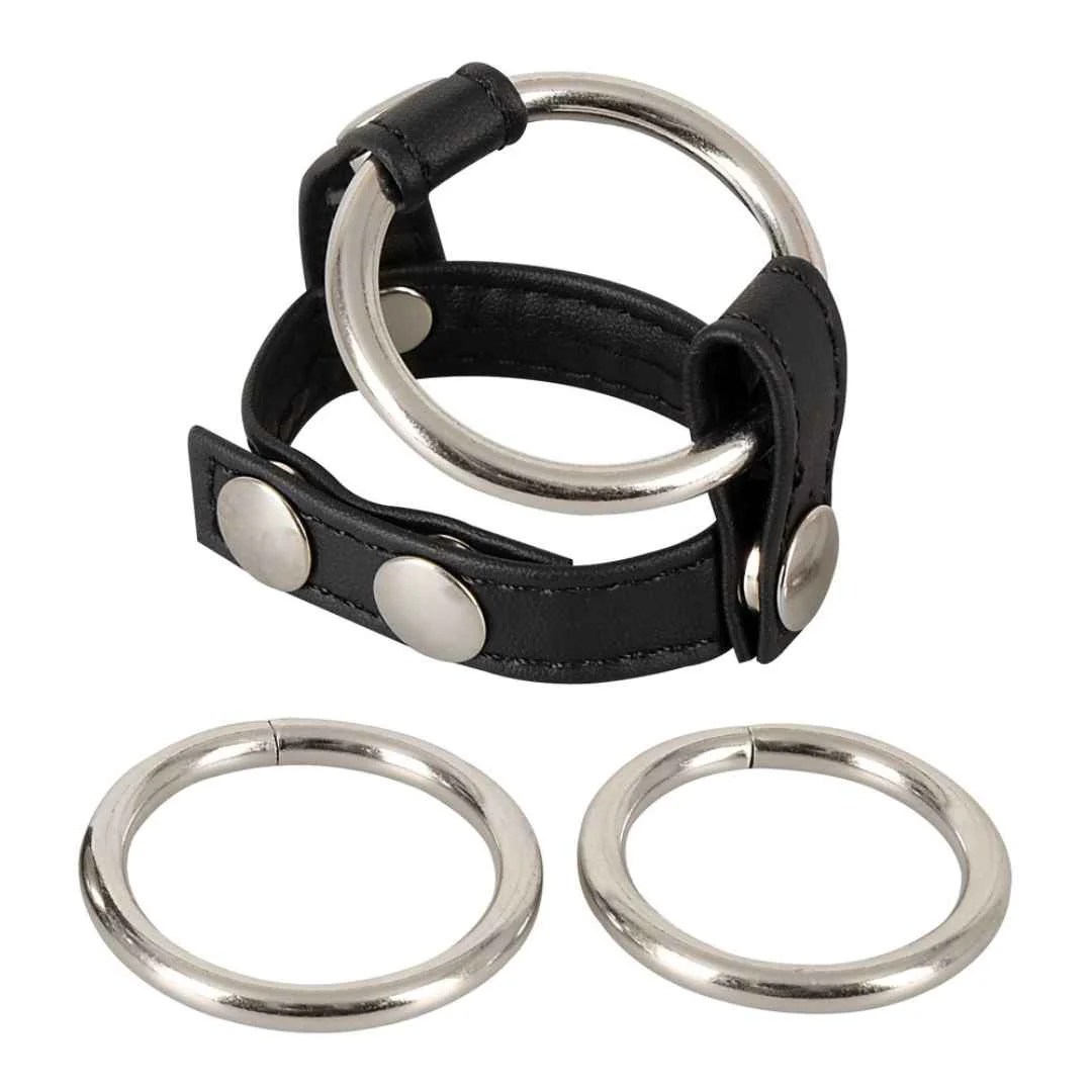 Penisring-Set mit Riemen