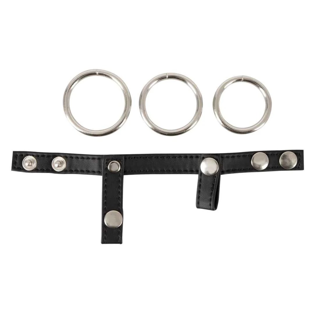 Penisring-Set mit Riemen