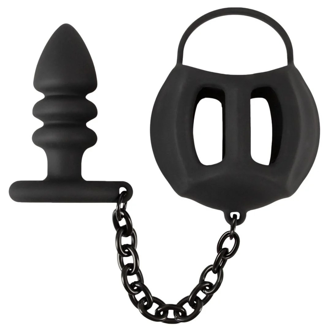 Hodenkäfig mit Analplug