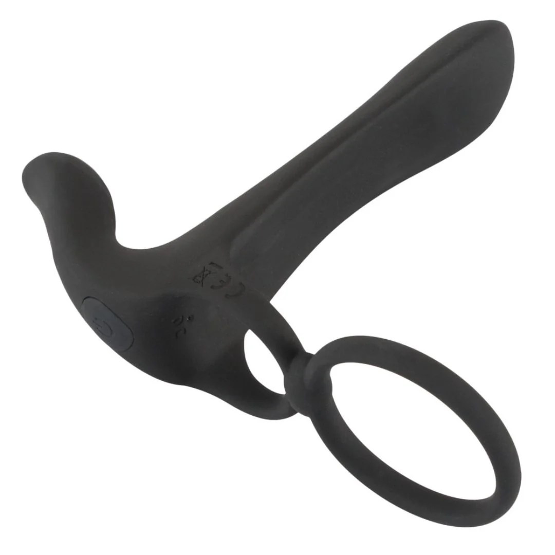 Paarvibrator „Couple%27s Vibrator“ mit Penis-/Hodenring und Klitorisstimulator