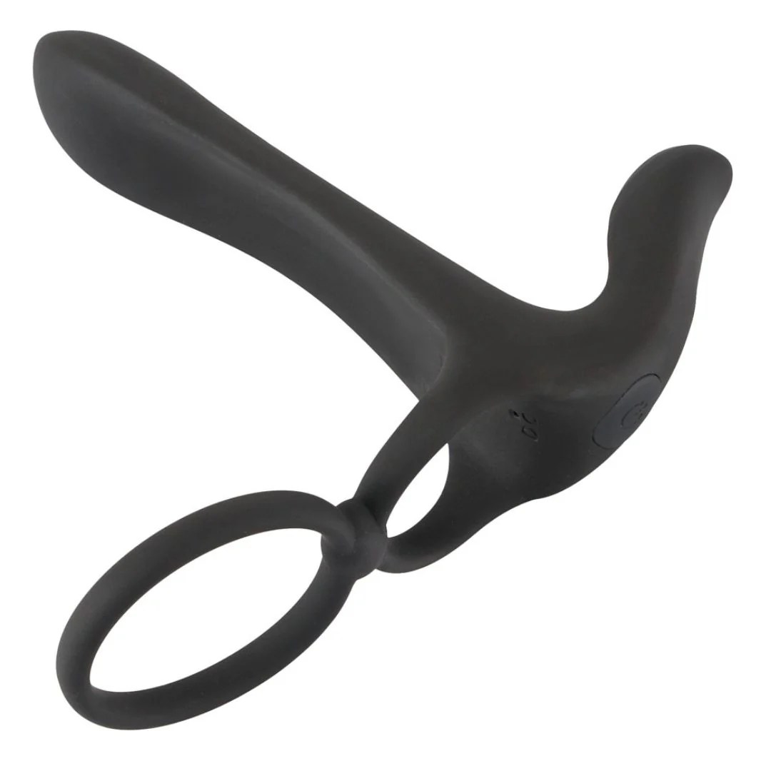 Paarvibrator „Couple%27s Vibrator“ mit Penis-/Hodenring und Klitorisstimulator