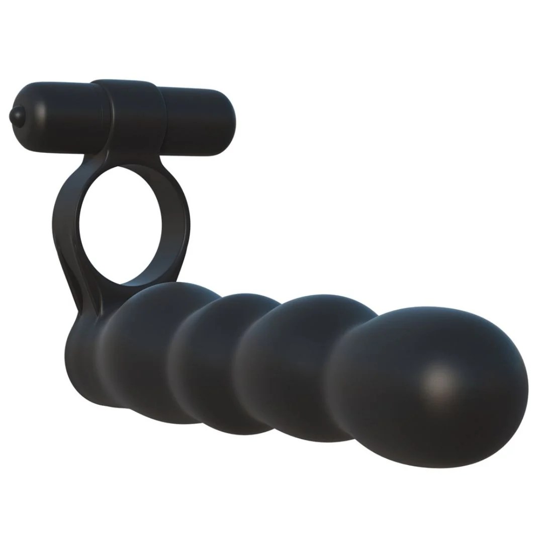 Vibrierender Penisring „Posable Partner Double Penetrator“
