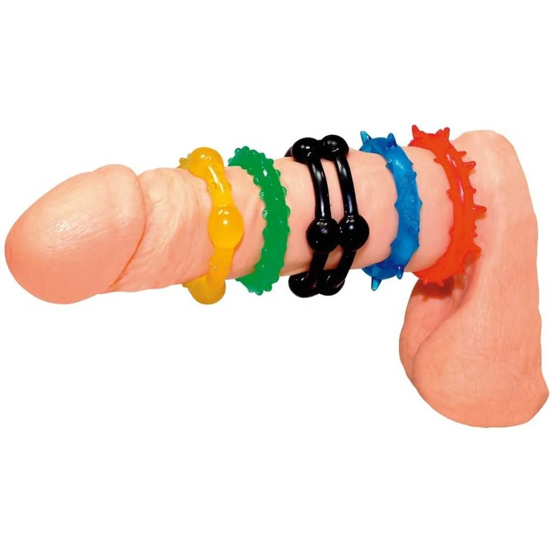 Penisringset „Sex Marathon“, 5-teilig
