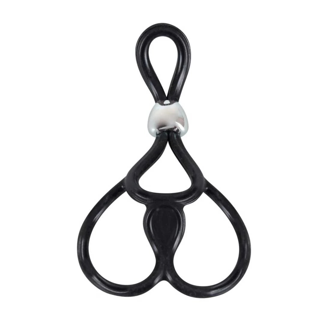Penisring „Triple Ball/Cock Ring“ mit Hodenring