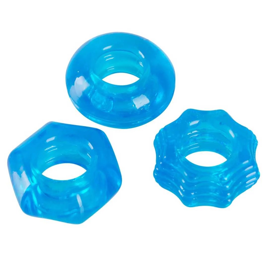 3-teiliges Penisring-Set „Stretchy cock ring“