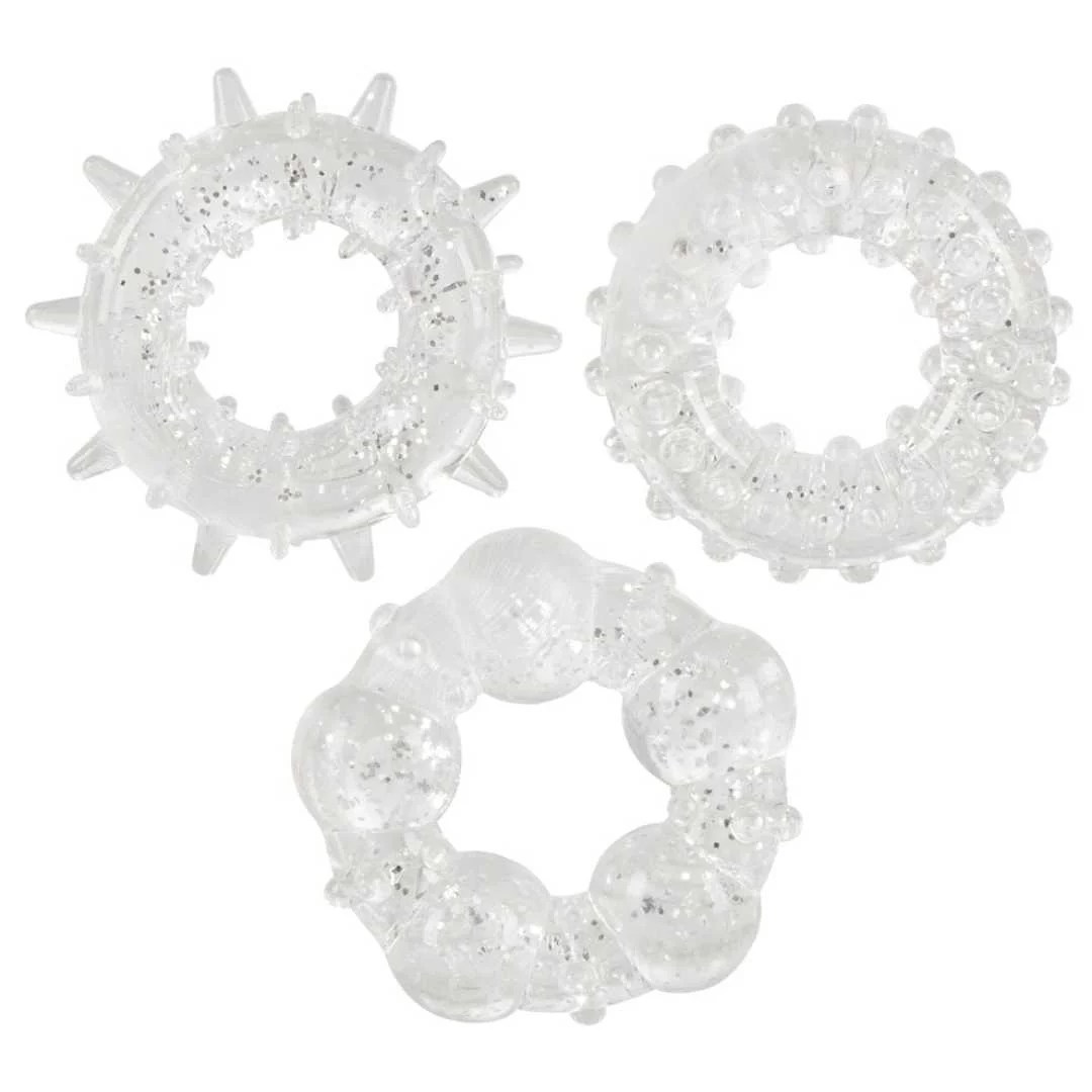 Penisringset „Stardust“, 3-teilig