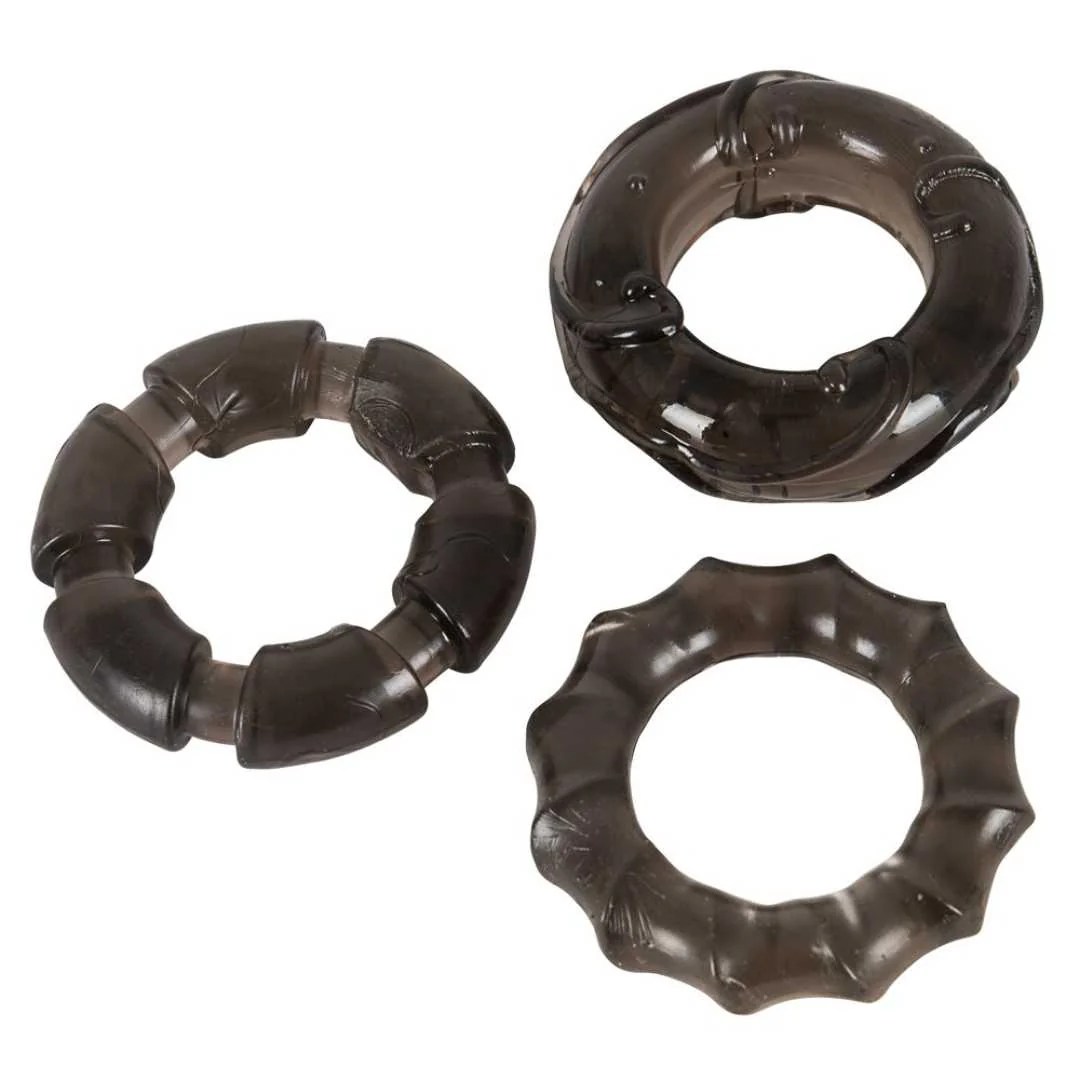 Penisringset „stretchy cockrings“, 3-teilig