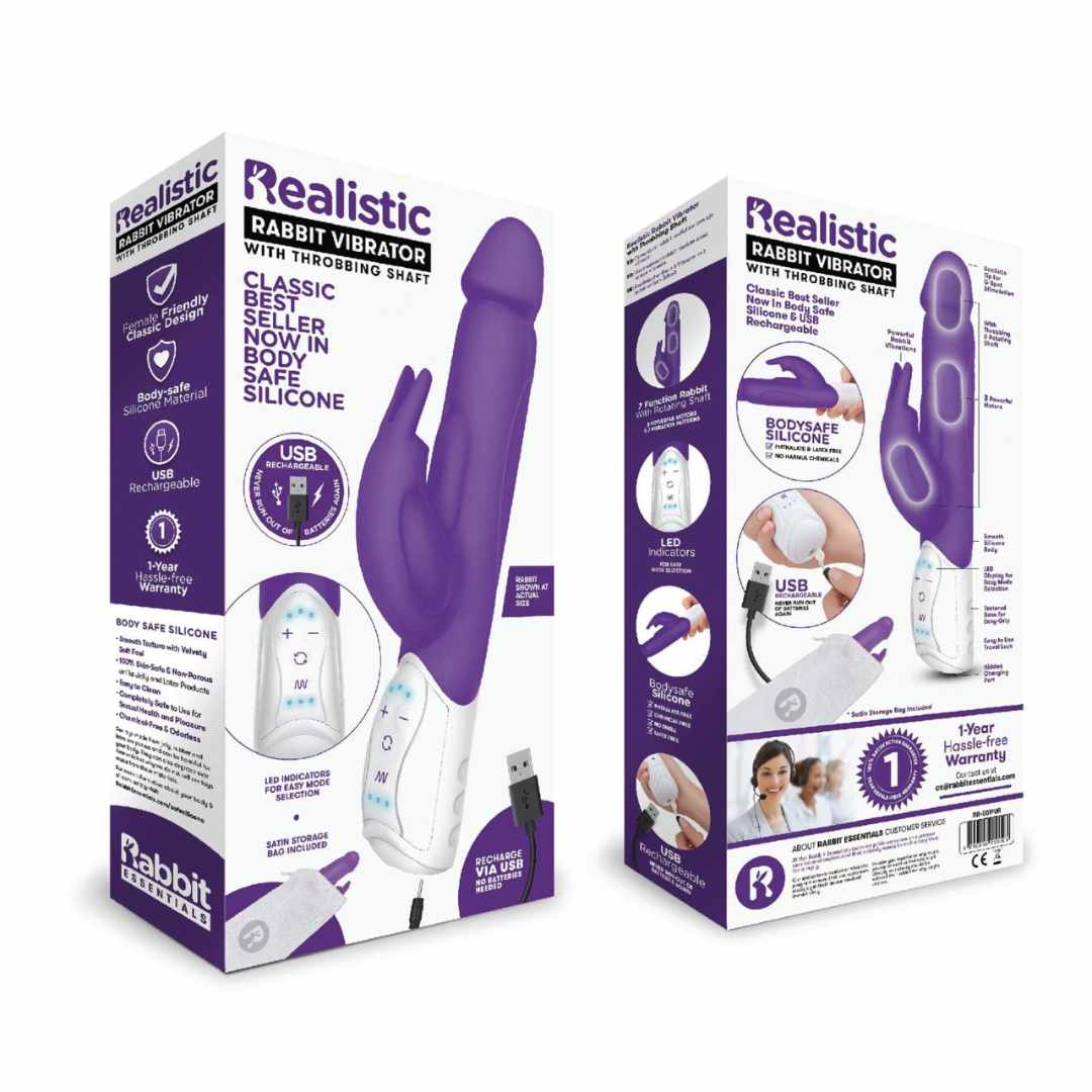 Rabbitvibrator „Realistic“