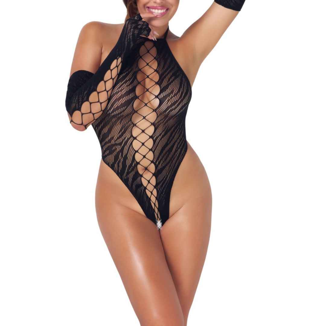 Riobody Ouvert mit langen Handschuhen