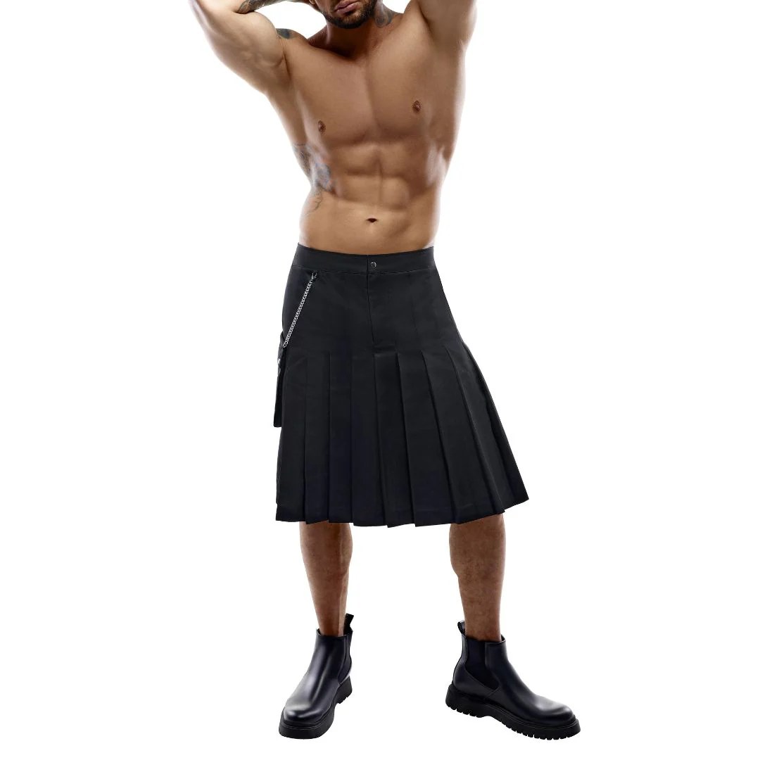 Herren-Kilt mit Klappentasche