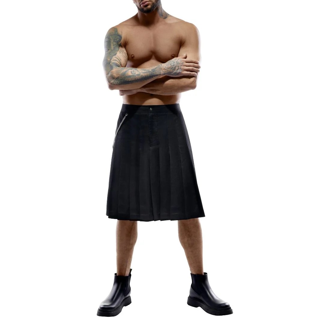 Herren-Kilt mit Klappentasche
