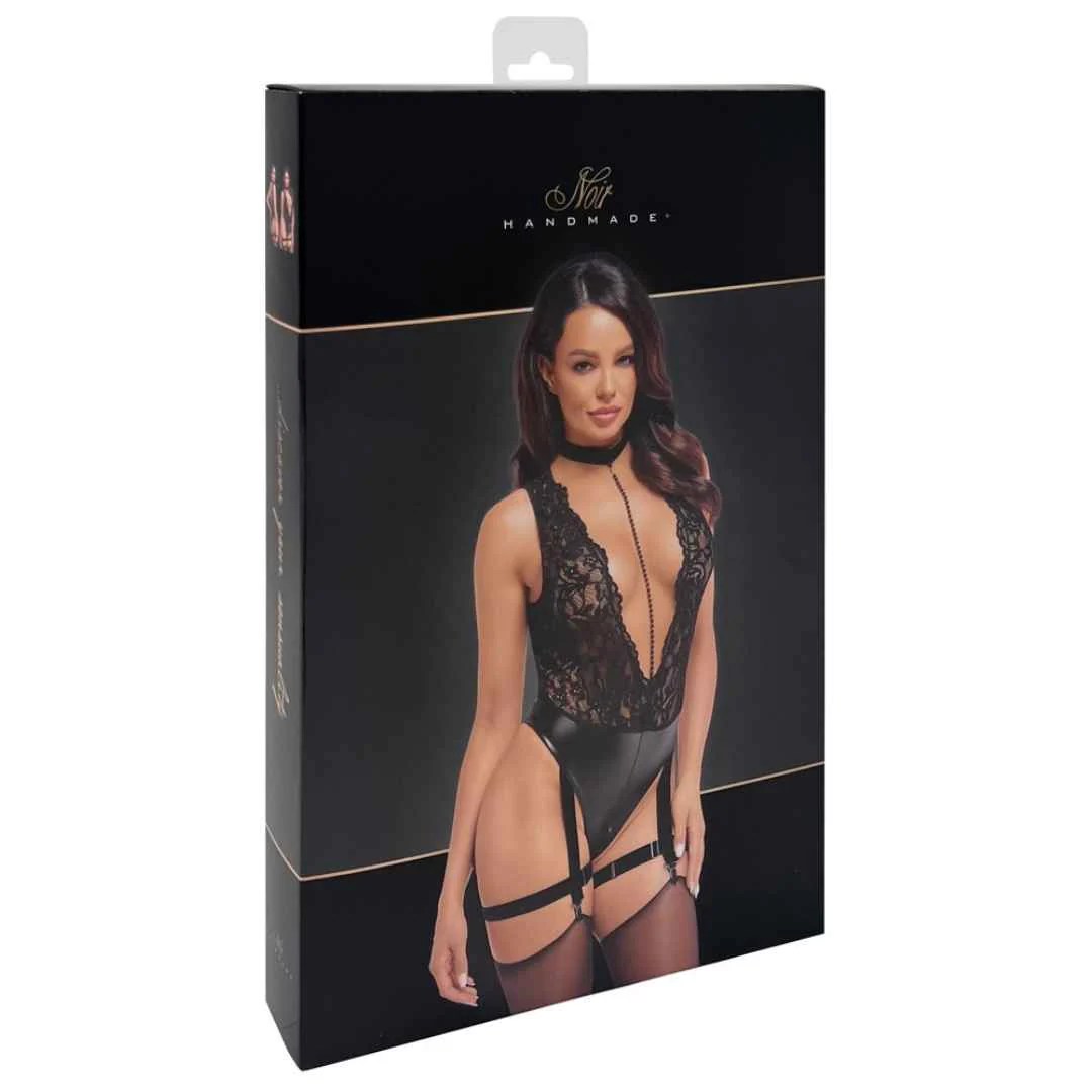 Straps-Style Body mit Spitze