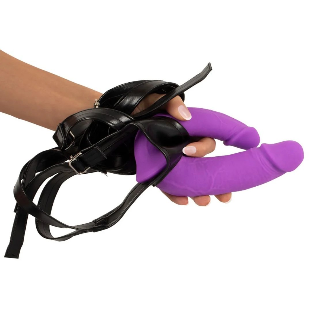 Super Soft Double Strap-On mit Doppeldildo