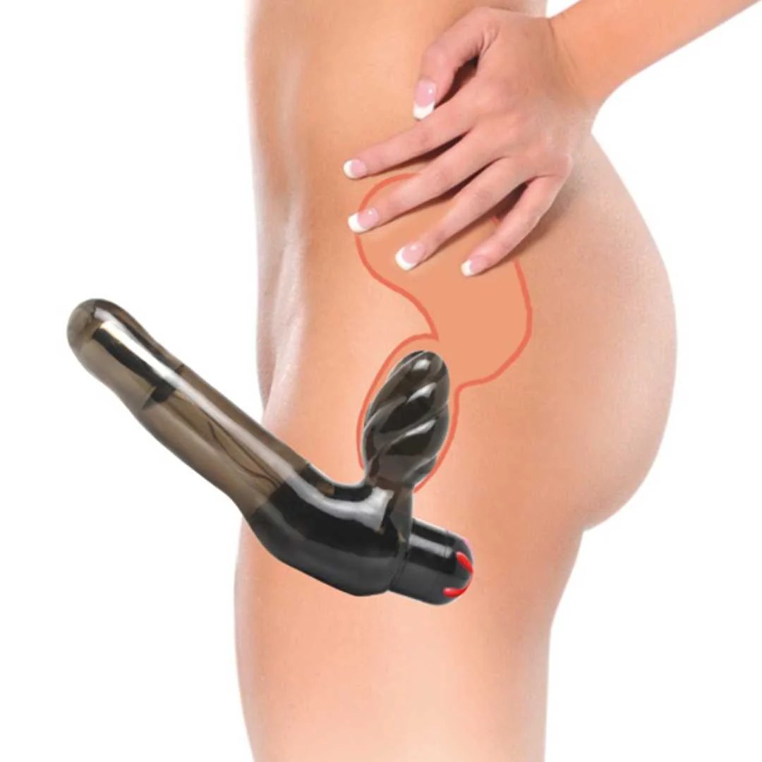 Gurtloser Strap-on mit Doppelvibration