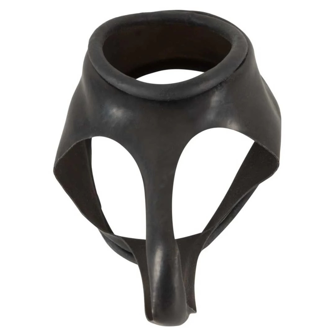 Latex Penis-Manschette mit Hodenteiler