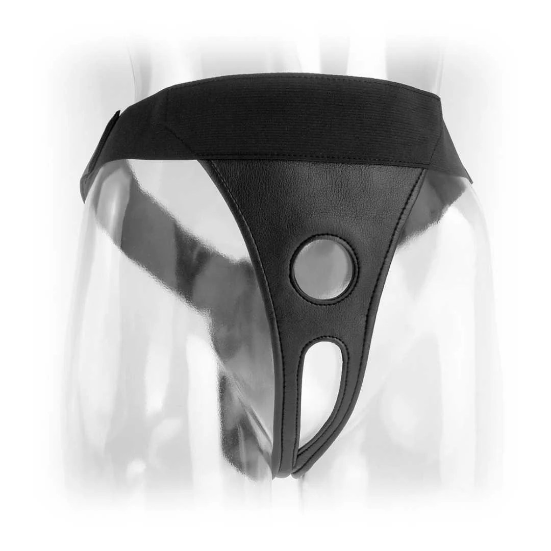 Umschnallstring „Crotchless Harness“