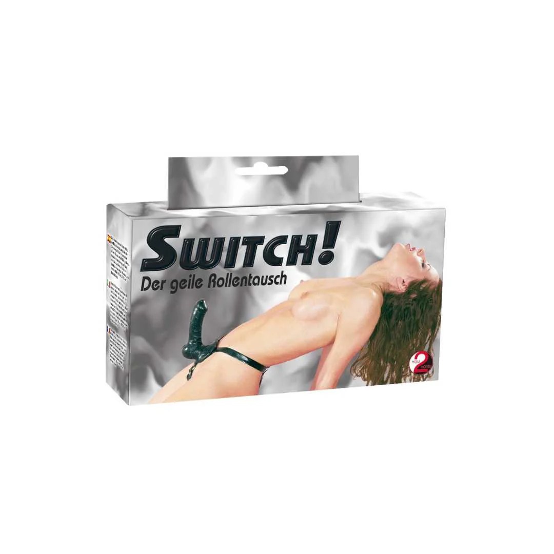 Latex-Umschnalldildo „Switch!“