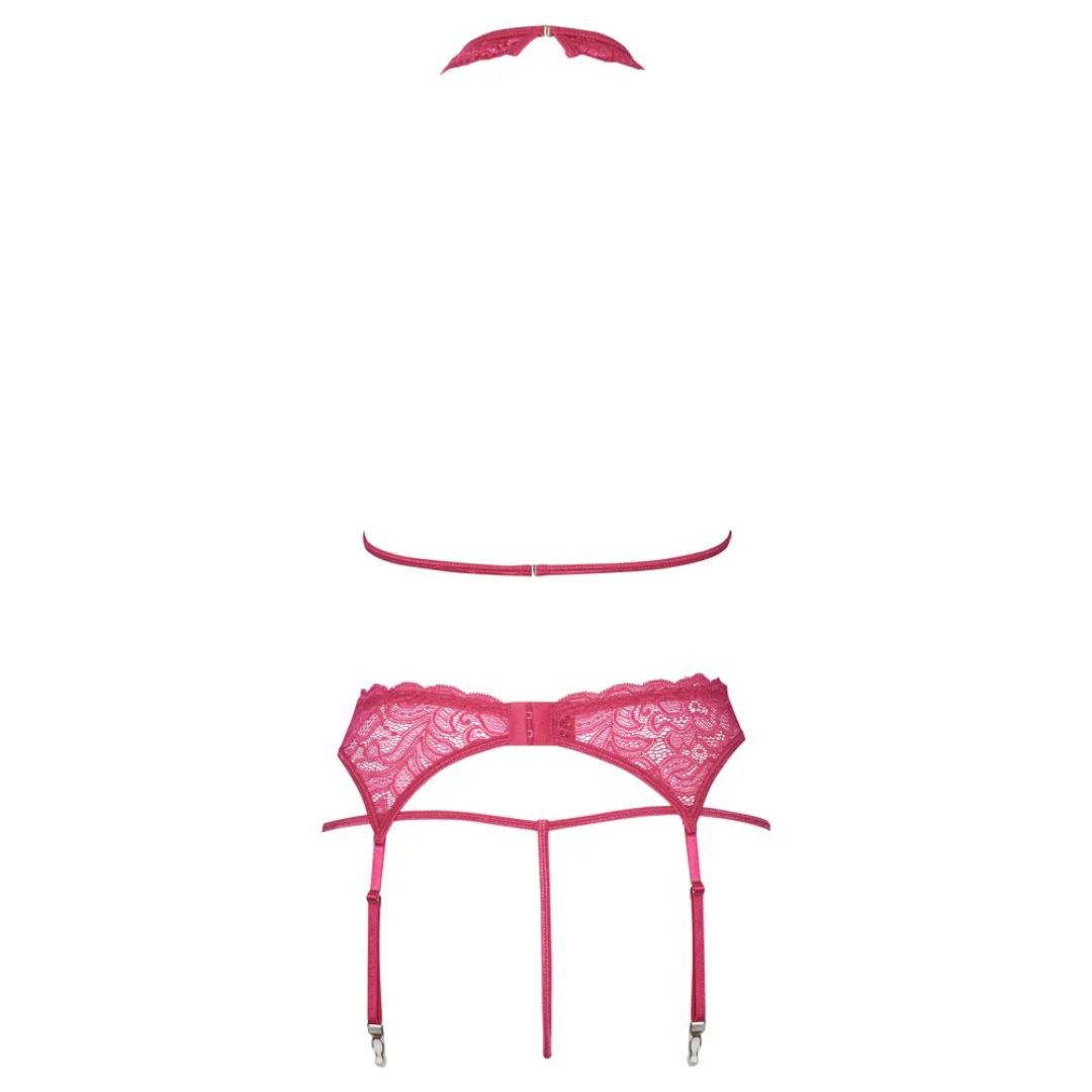 Straps-Set aus Stretch-Spitze, 3-teilig