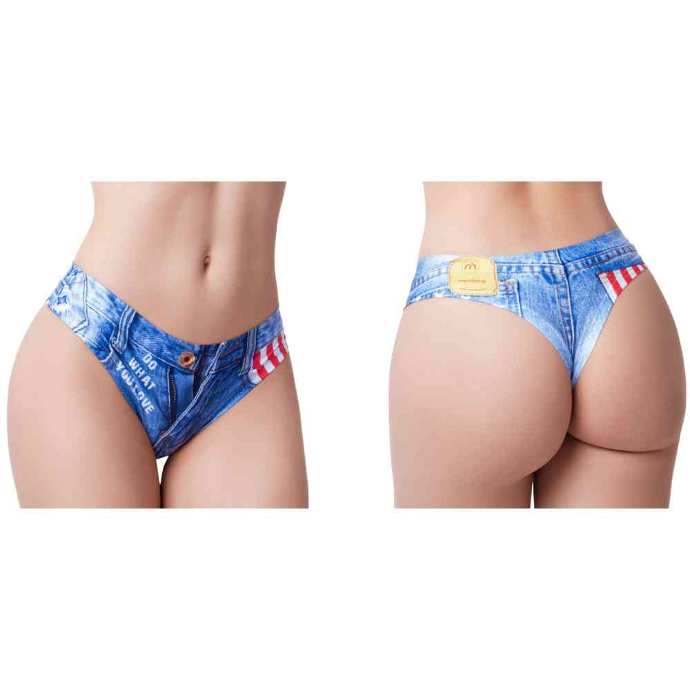 String "Jeans American Flag"