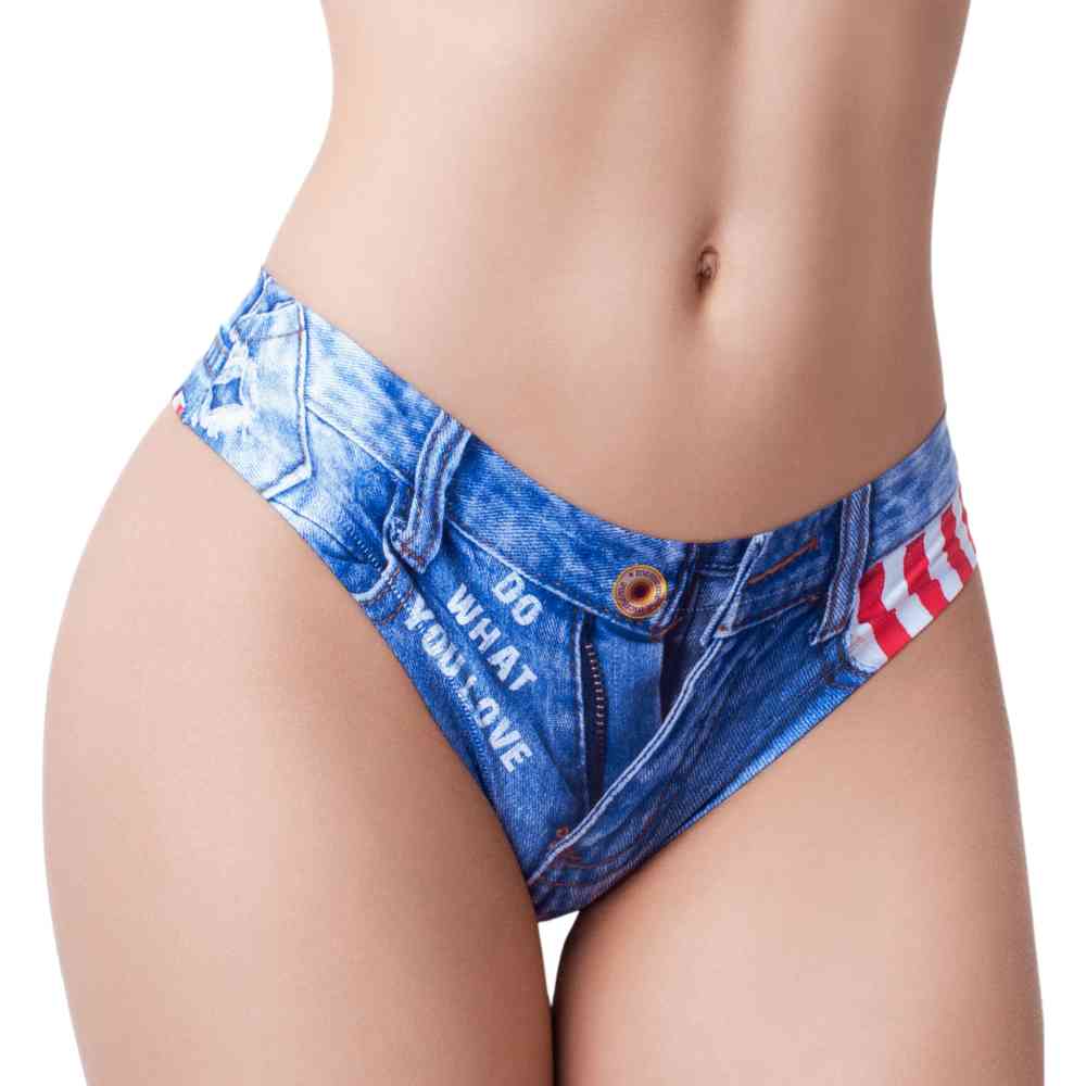 String "Jeans American Flag"