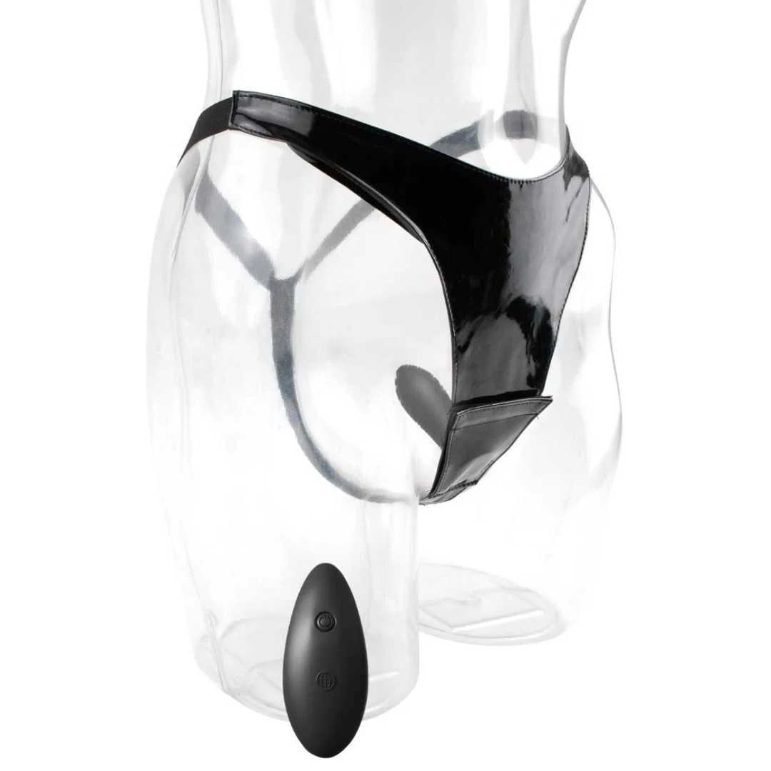 Dildo-String „10-Function Remote Fantasy Panty“