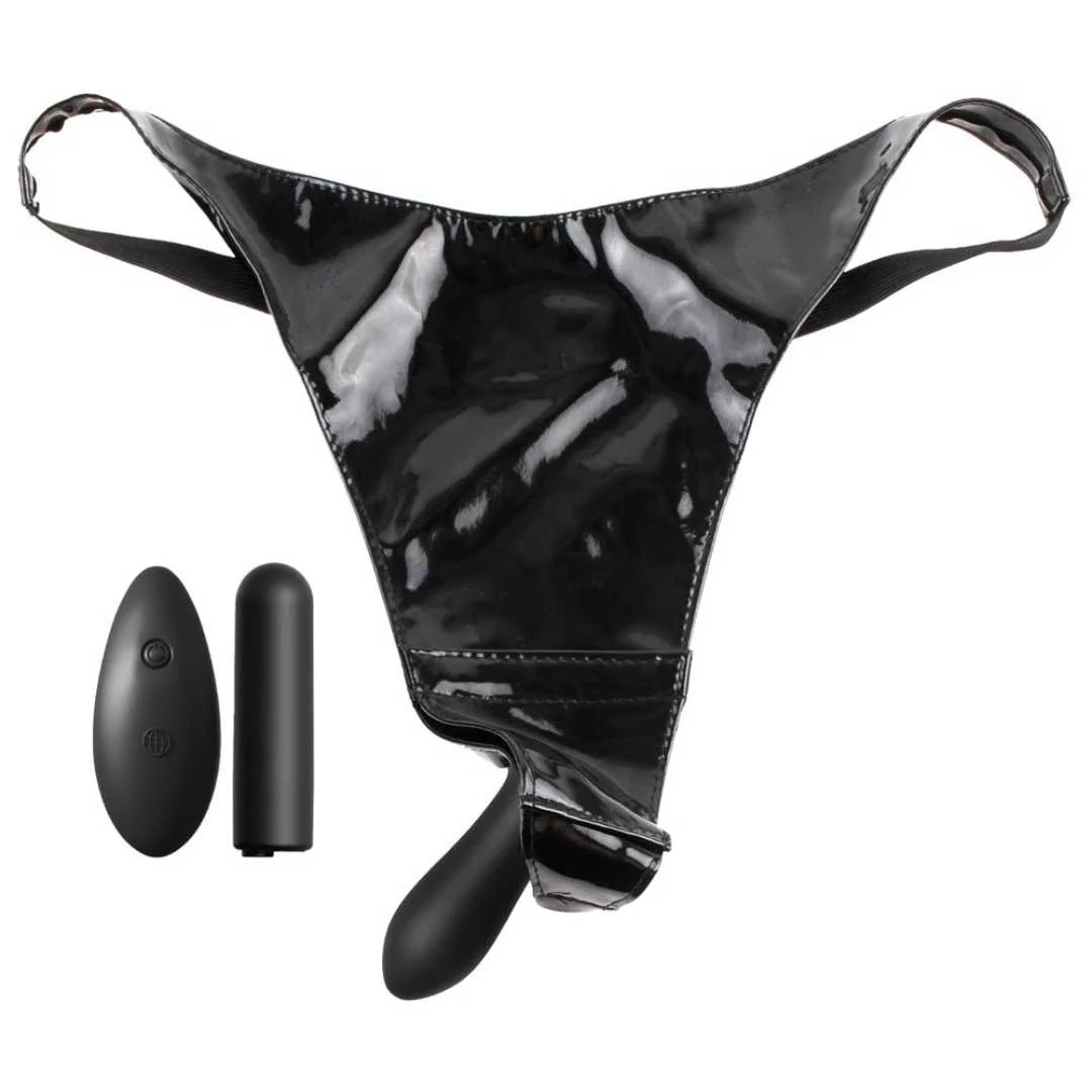 Dildo-String „10-Function Remote Fantasy Panty“