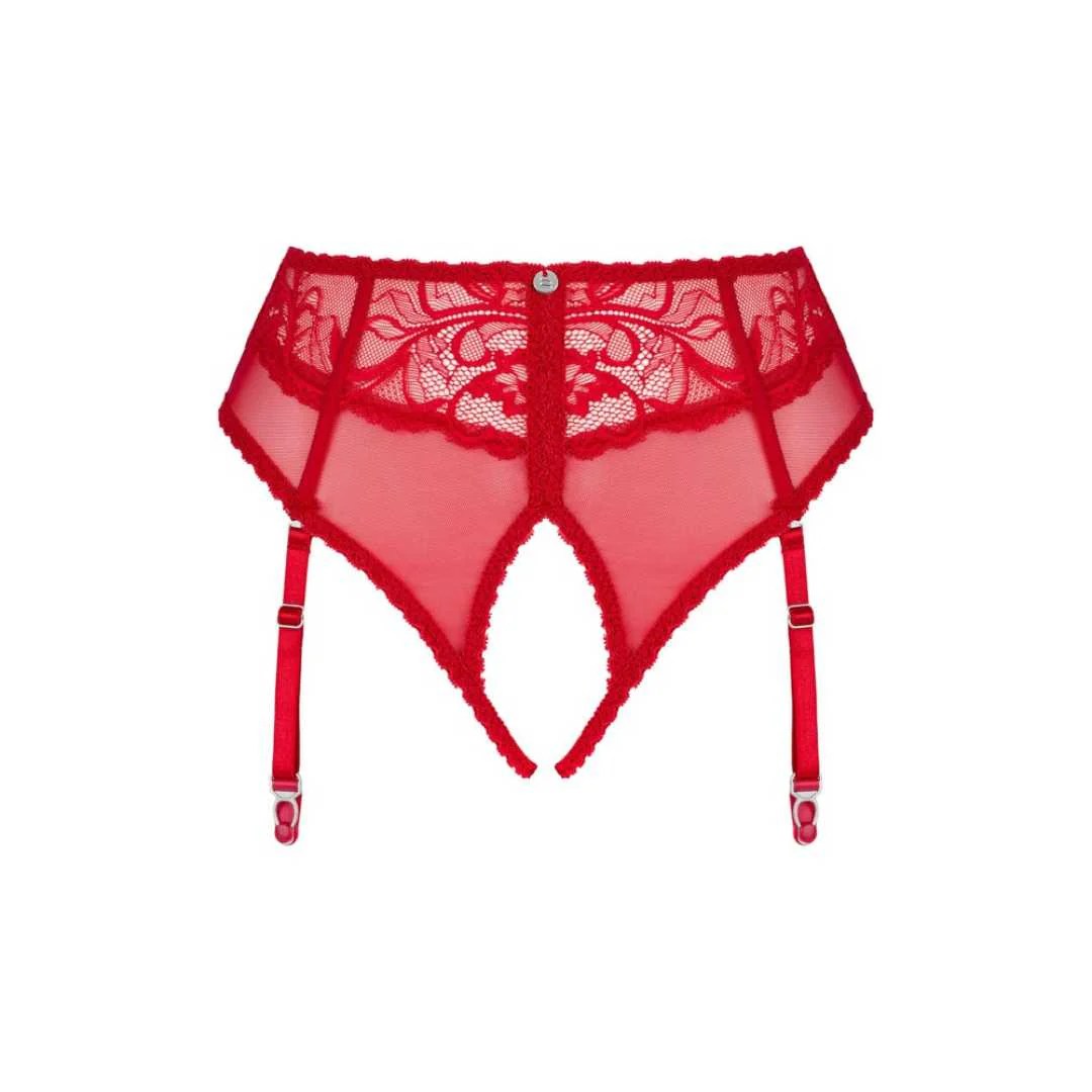 Ouvert-Panties mit Strapshaltern