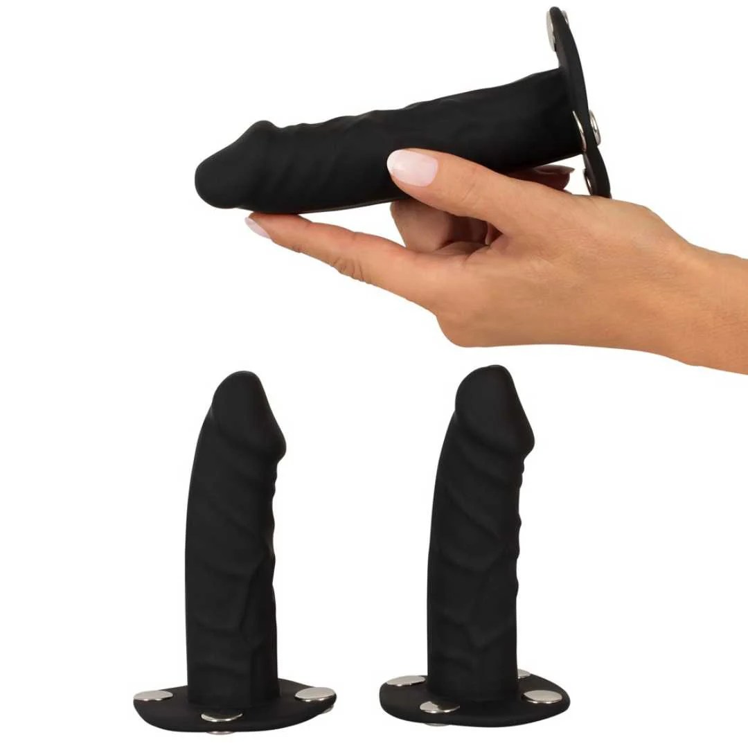 Strap-on-String mit 3 abnehmbaren Silikon-Dildos