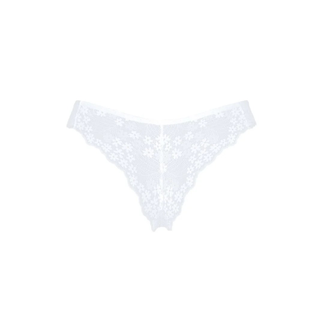 String „Heavenly“ aus Stretchtüll und Blütenspitze
