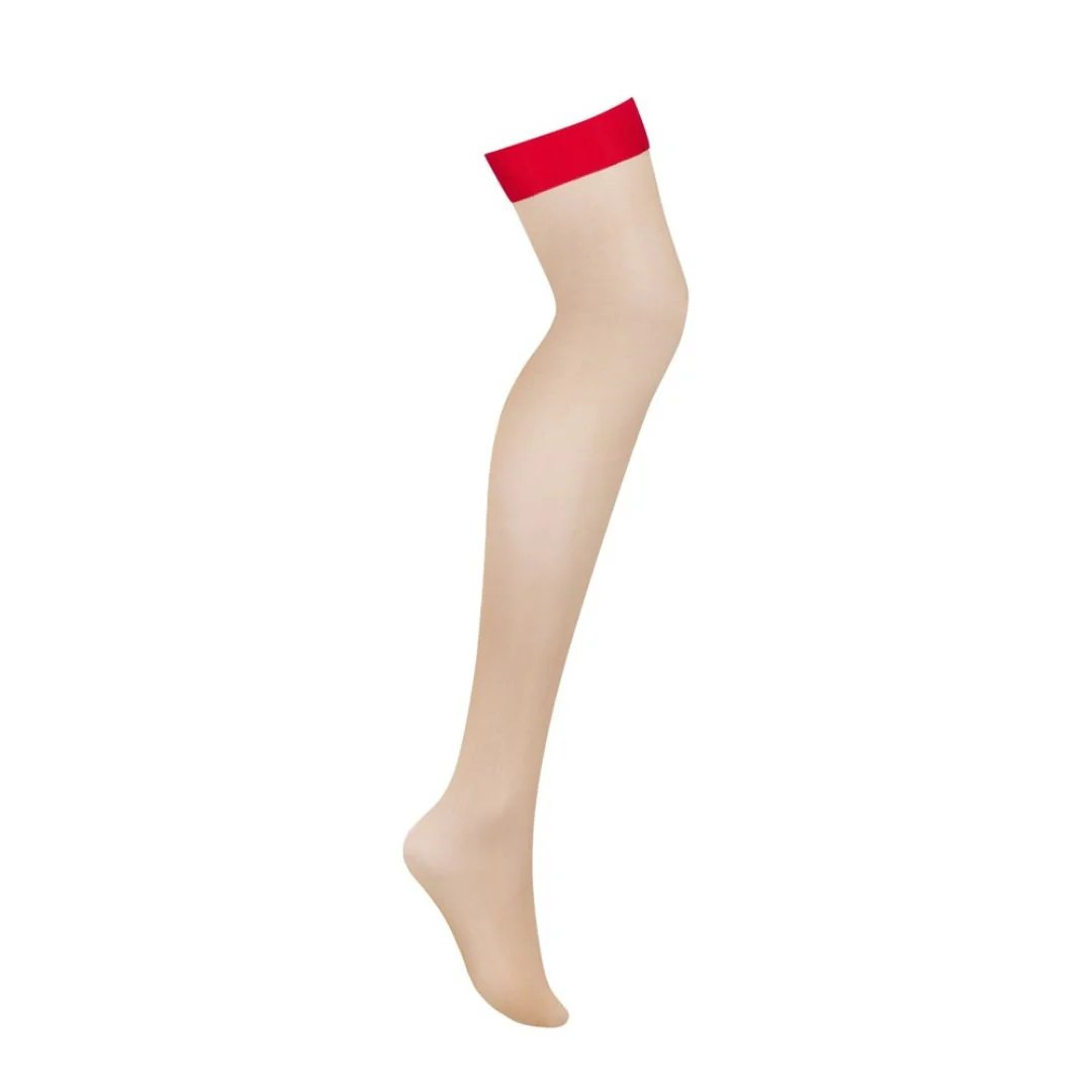 Klassische Straps-Strümpfe mit elastischem Bund