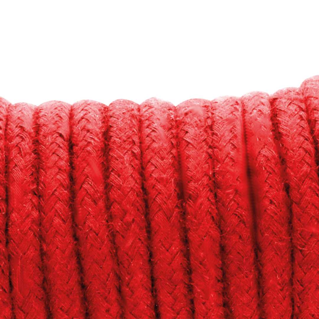 Rotes Bondage-Seil aus Baumwolle