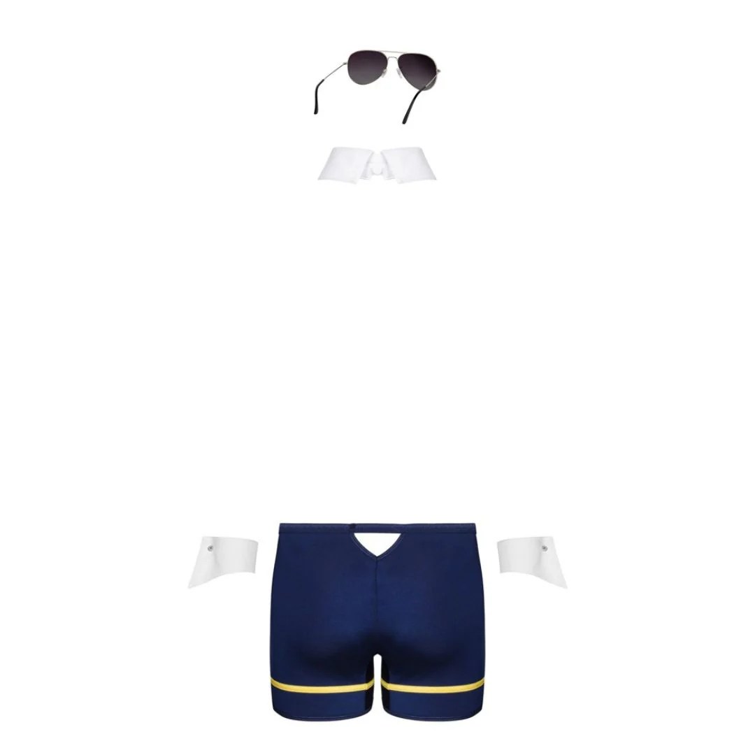Kostüm-Set „Pilotman“ mit Sonnenbrille