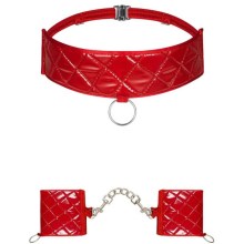 Bondage Set aus Manschetten und Choker Bondage Set aus Manschetten und Choker