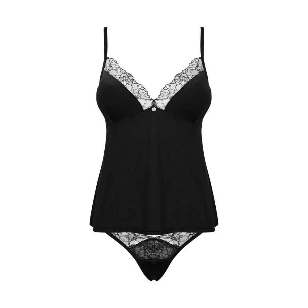 Top & Panties „Bella Rou“ mit Stickereien