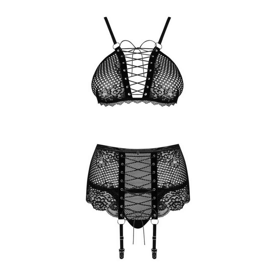 Soft-BH, Strapsgurt & String in Netz-Optik 