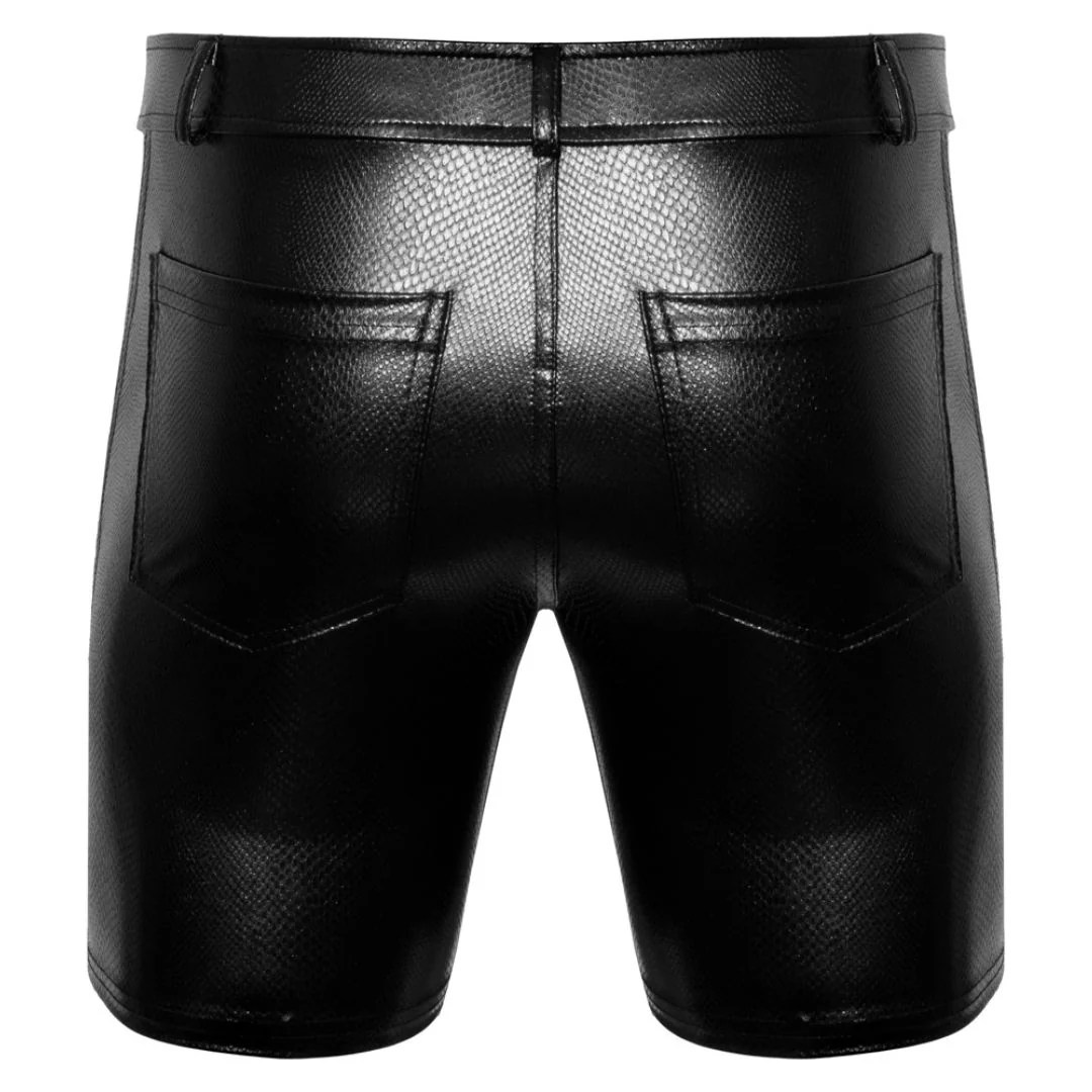 Shorts in Schlangenhaut-Optik