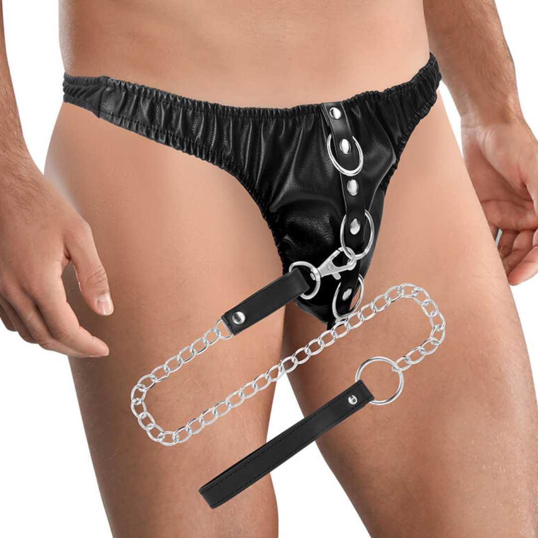 Pet Play Slip mit Leine