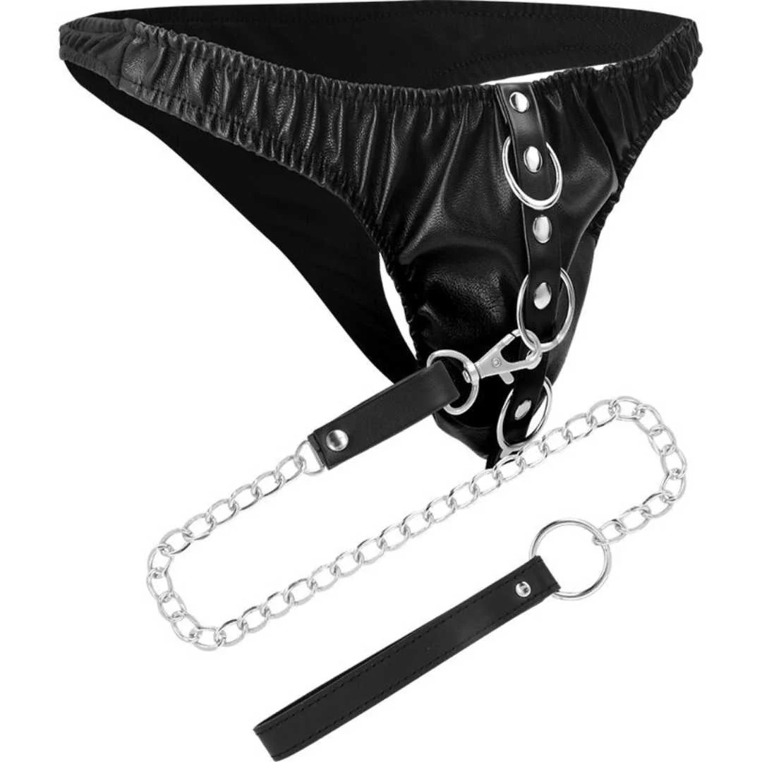 Pet Play Slip mit Leine