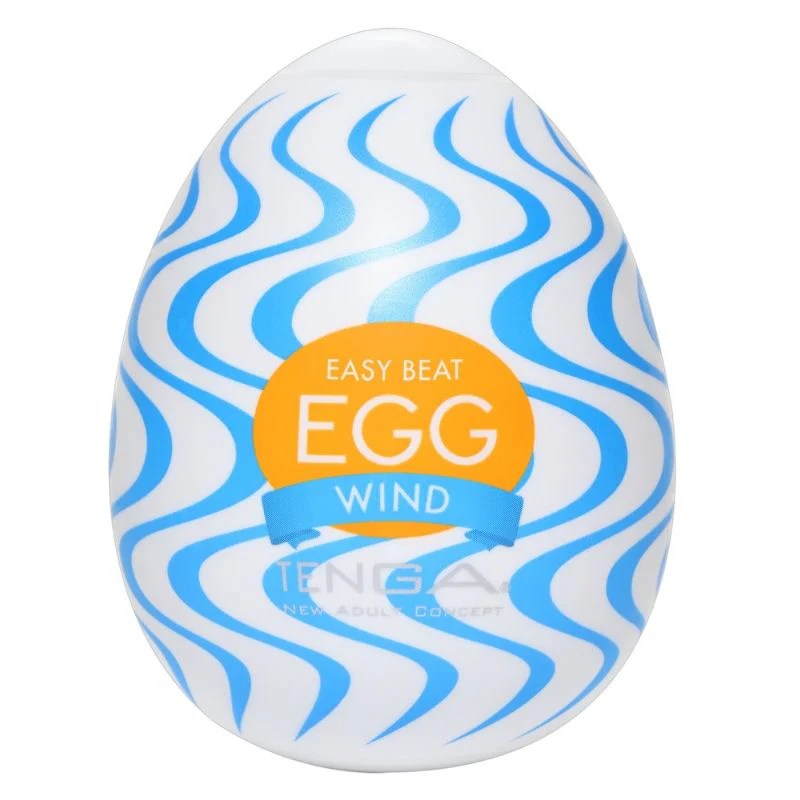 Tenga-Ei Masturbator „Egg Wind“ mit Wellen-Struktur