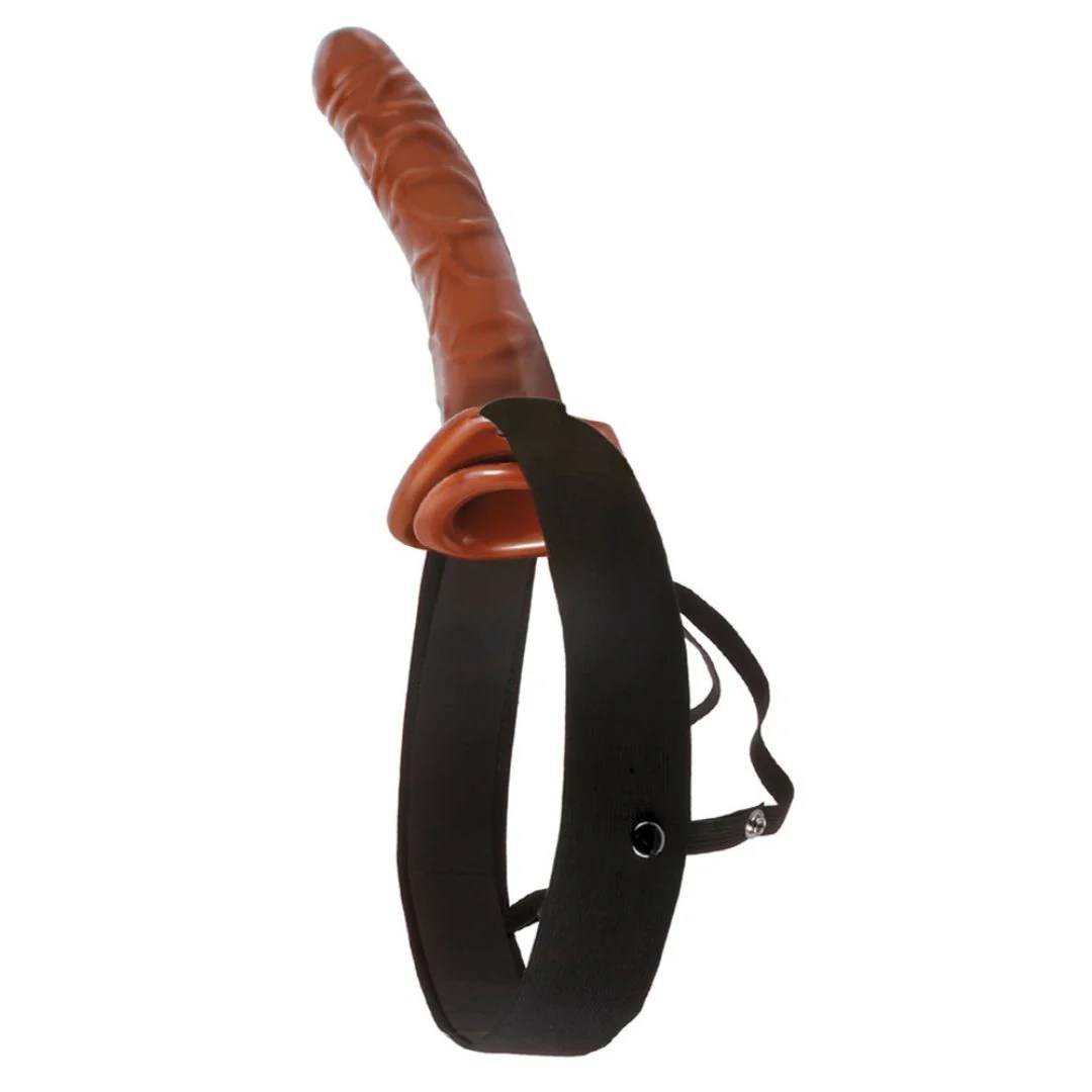 Umschnalldildo 10 “Chocolate Dream Hollow Strap-on“