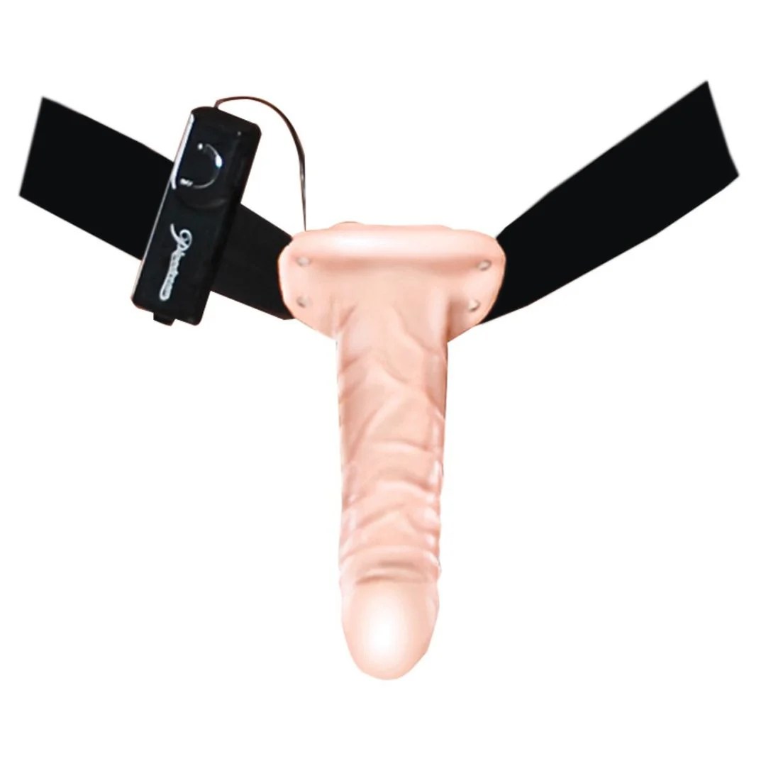 Strap-on „10“ Vibrating Hollow Strap-on“