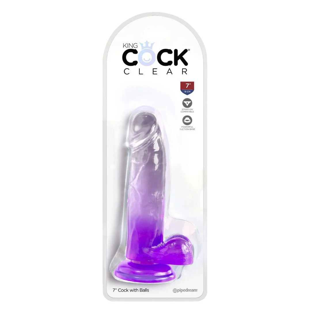 Naturdildo „7“-Cock with Balls“