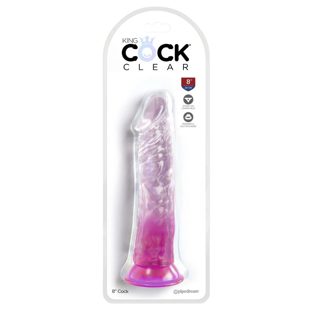 Naturdildo „8“-Cock“ mit Saugfuß