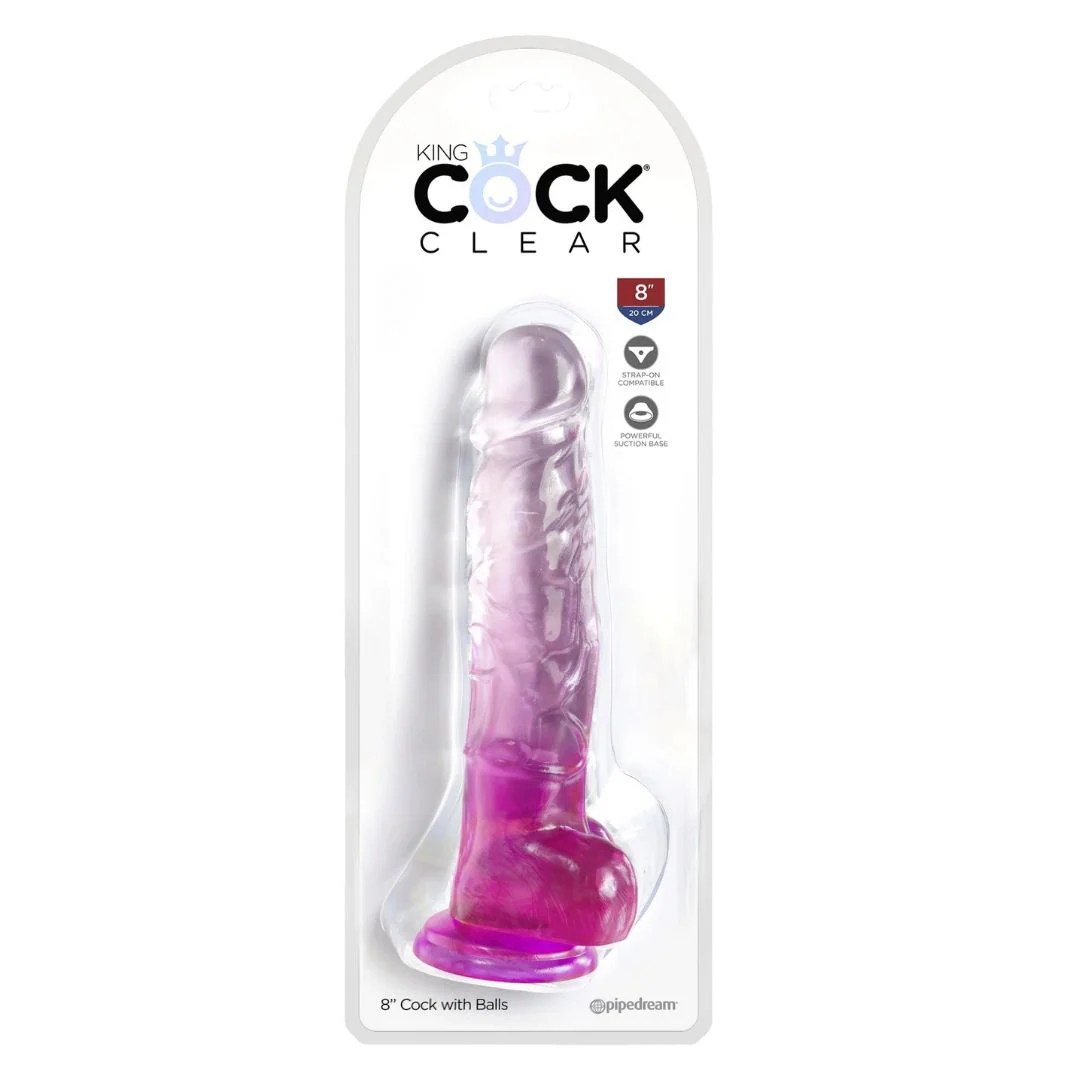 Naturdildo „8“-Cock with Balls“