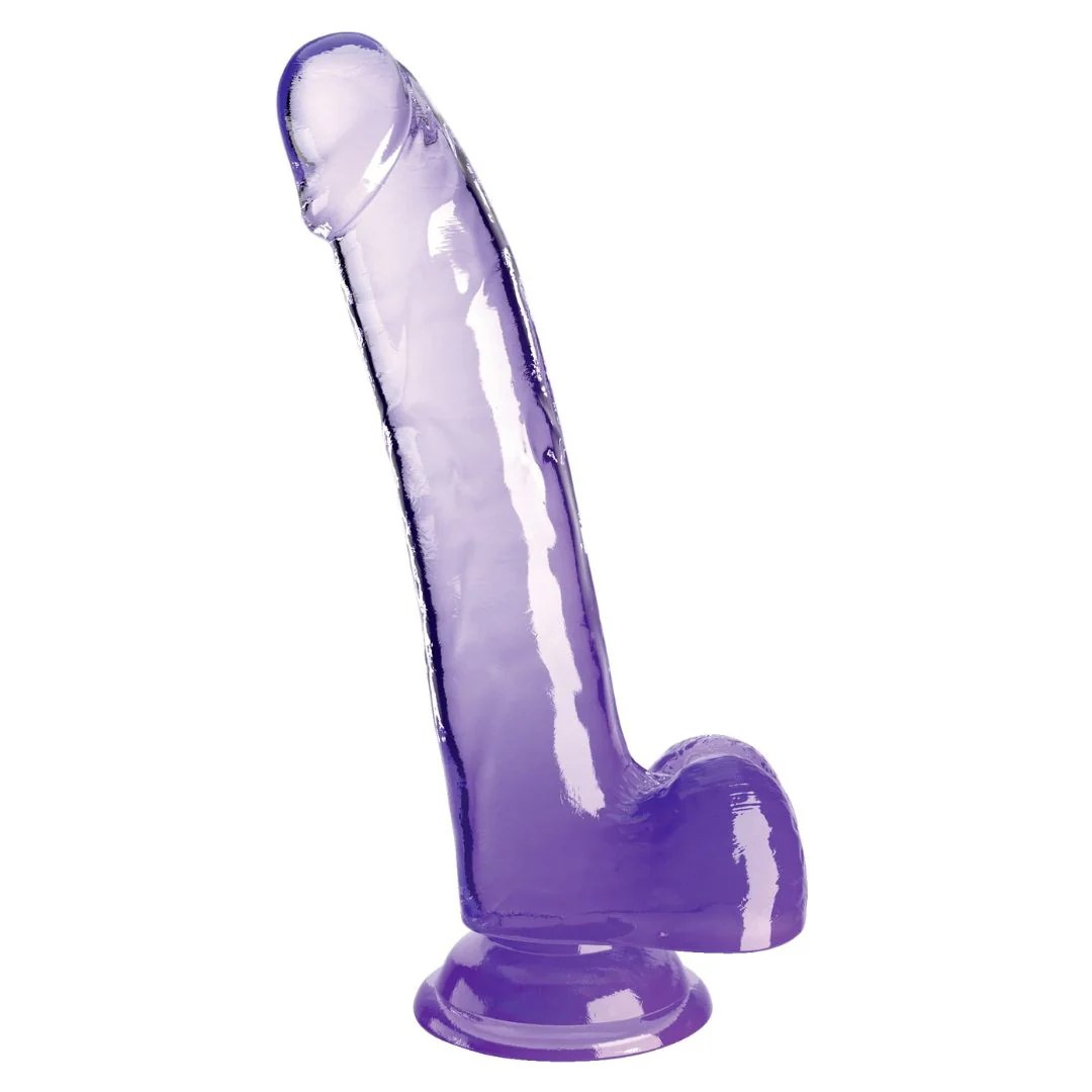 Naturdildo „9“-Cock with Balls“ mit Saugfuß