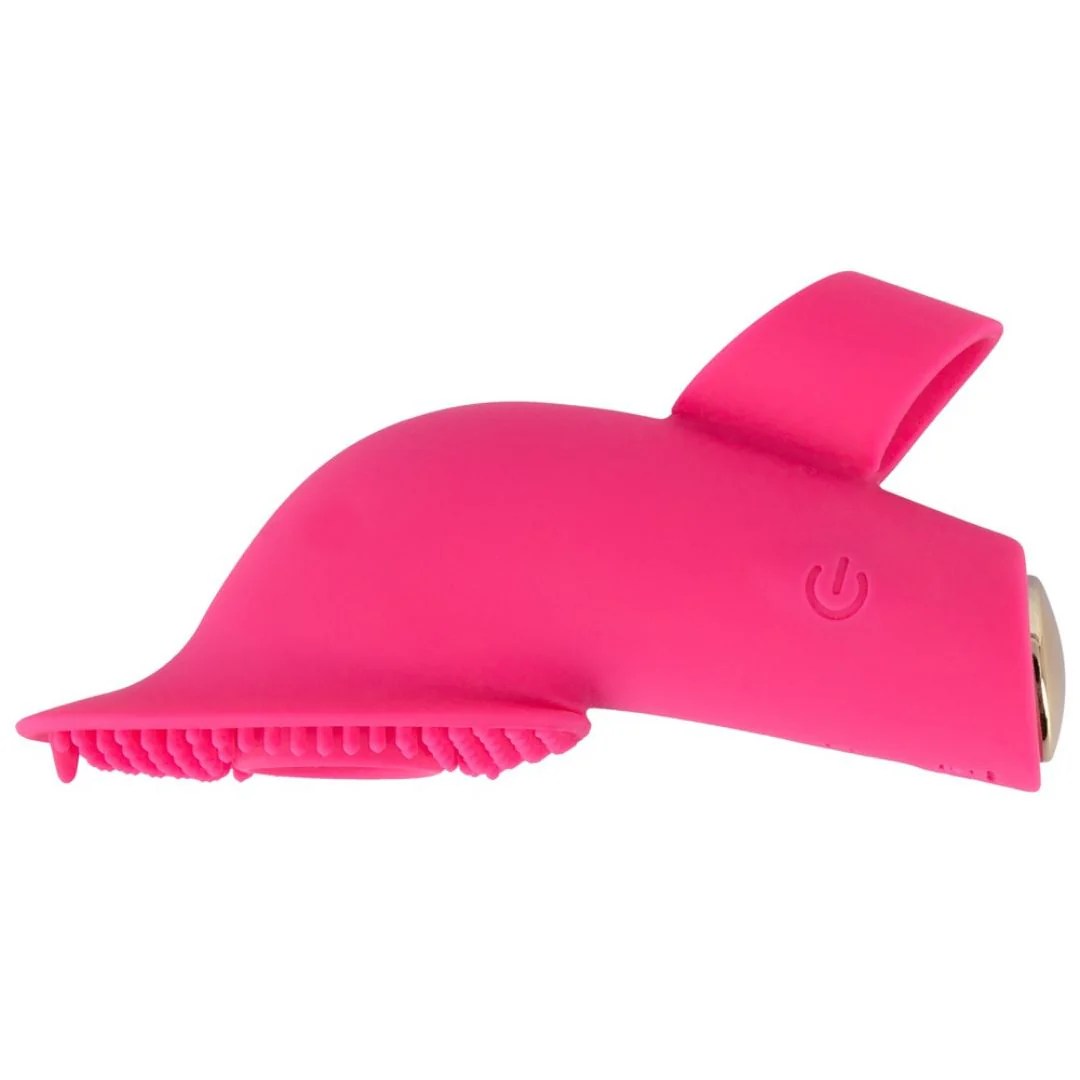 Fingervibrator mit Action-Zunge und Reiznoppen