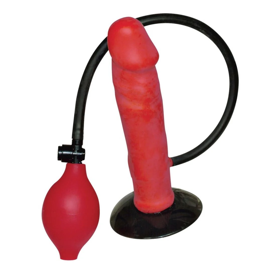 Vibro-Penis „Red Ballon“ zum Aufpumpen